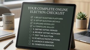 Your Complete Online Election Checklist
