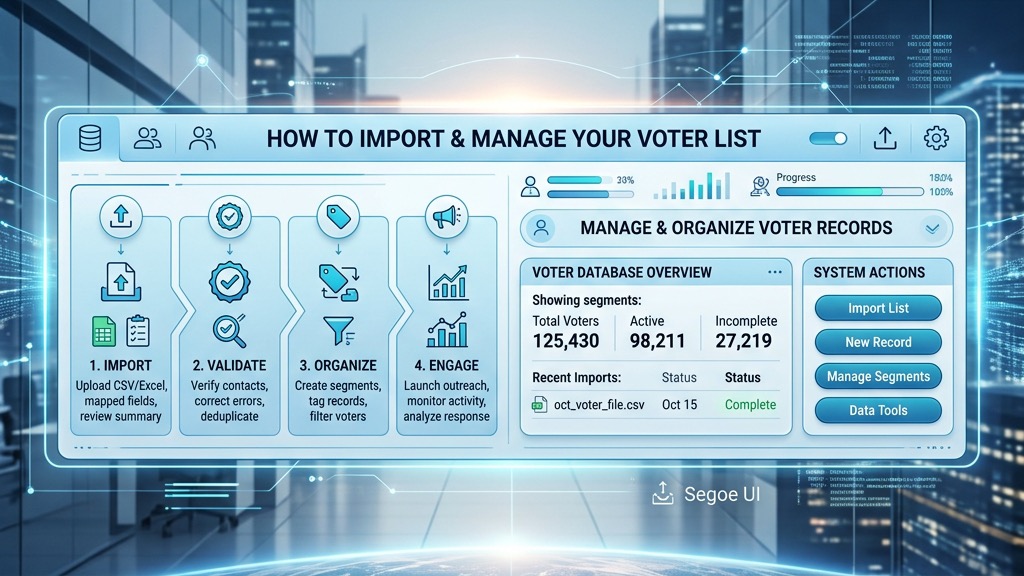 How to Import and Manage Your Voter List